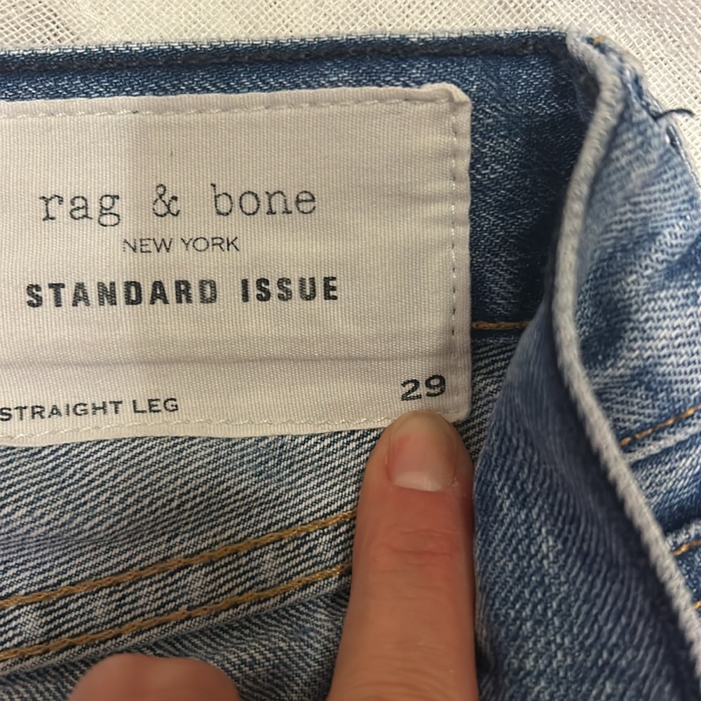 Rag & Bone standard issue slim straight leg fit 3 - Picture 6 of 14